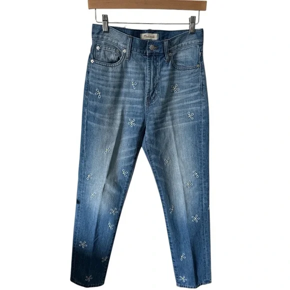 Madewell The Perfect Summer Jean: Daisy Embroidered Edition - Picture 5 of 8